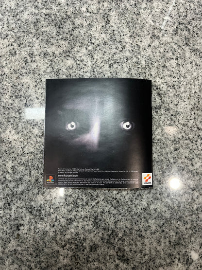 Silent Hill PS1 Custom Manual
