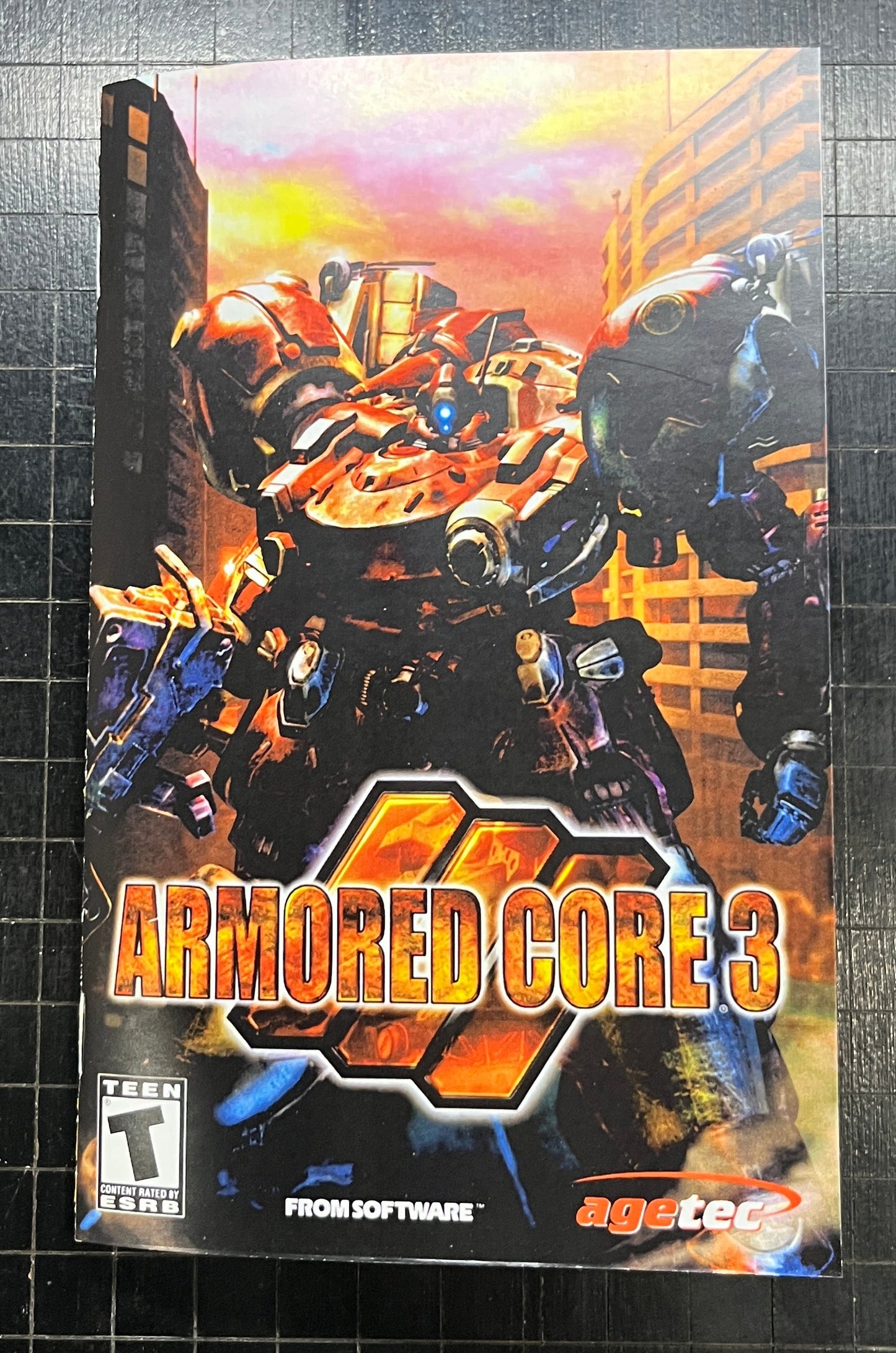 Armored Core 3 PS2 Custom Manual