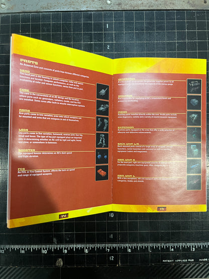 Armored Core 3 PS2 Custom Manual