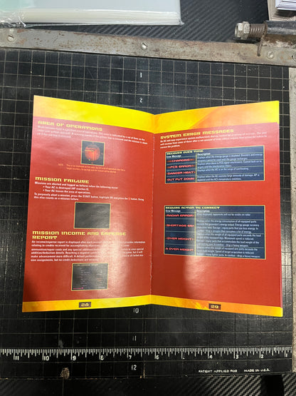 Armored Core 3 PS2 Custom Manual