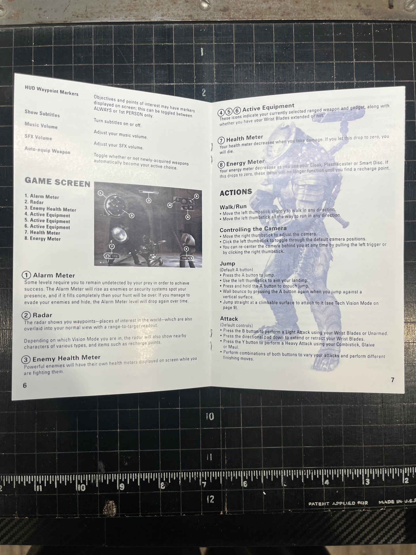 Predator Concrete Jungle Xbox Custom Manual