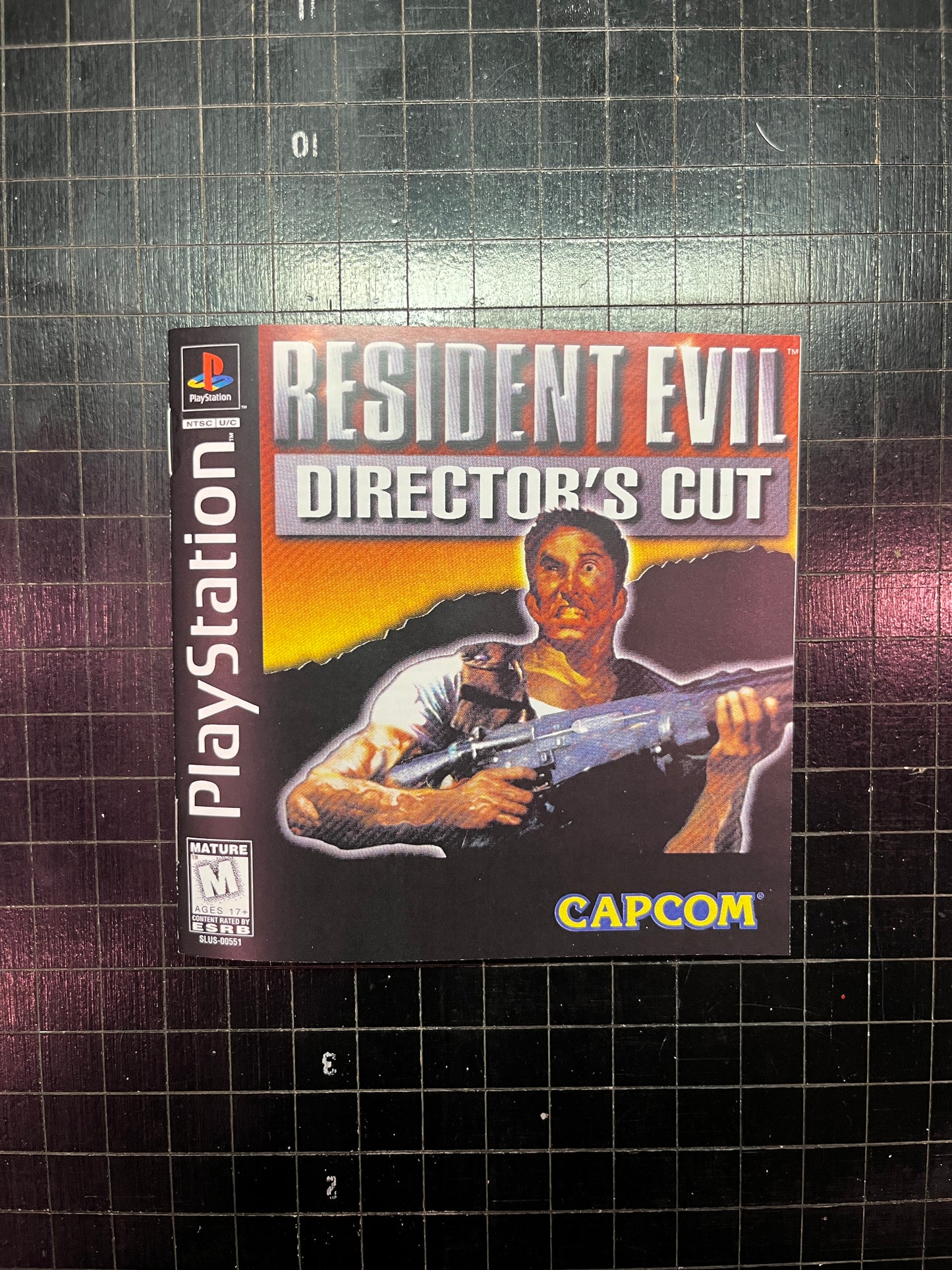 Resident Evil Director's Cut PS1 Custom Manual