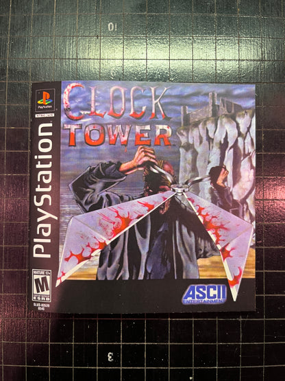 Clock Tower PS1 Custom Manual
