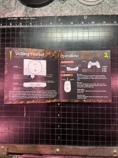 Clock Tower PS1 Custom Manual
