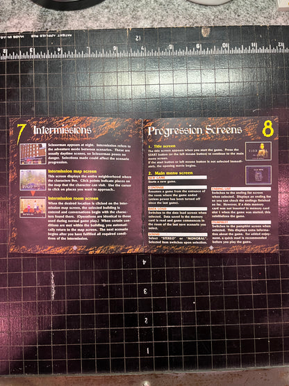 Clock Tower PS1 Custom Manual