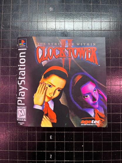 Clock Tower 2 PS1 Custom Manual