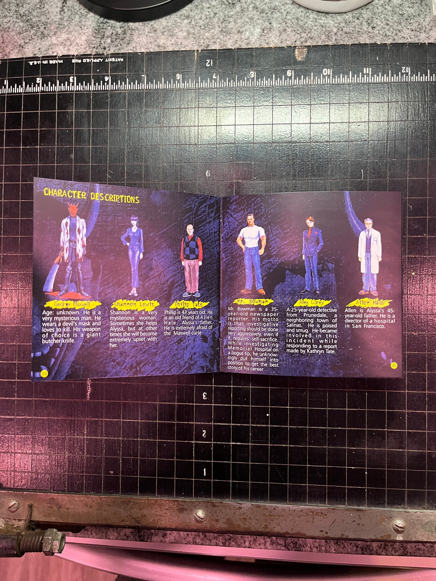 Clock Tower 2 PS1 Custom Manual