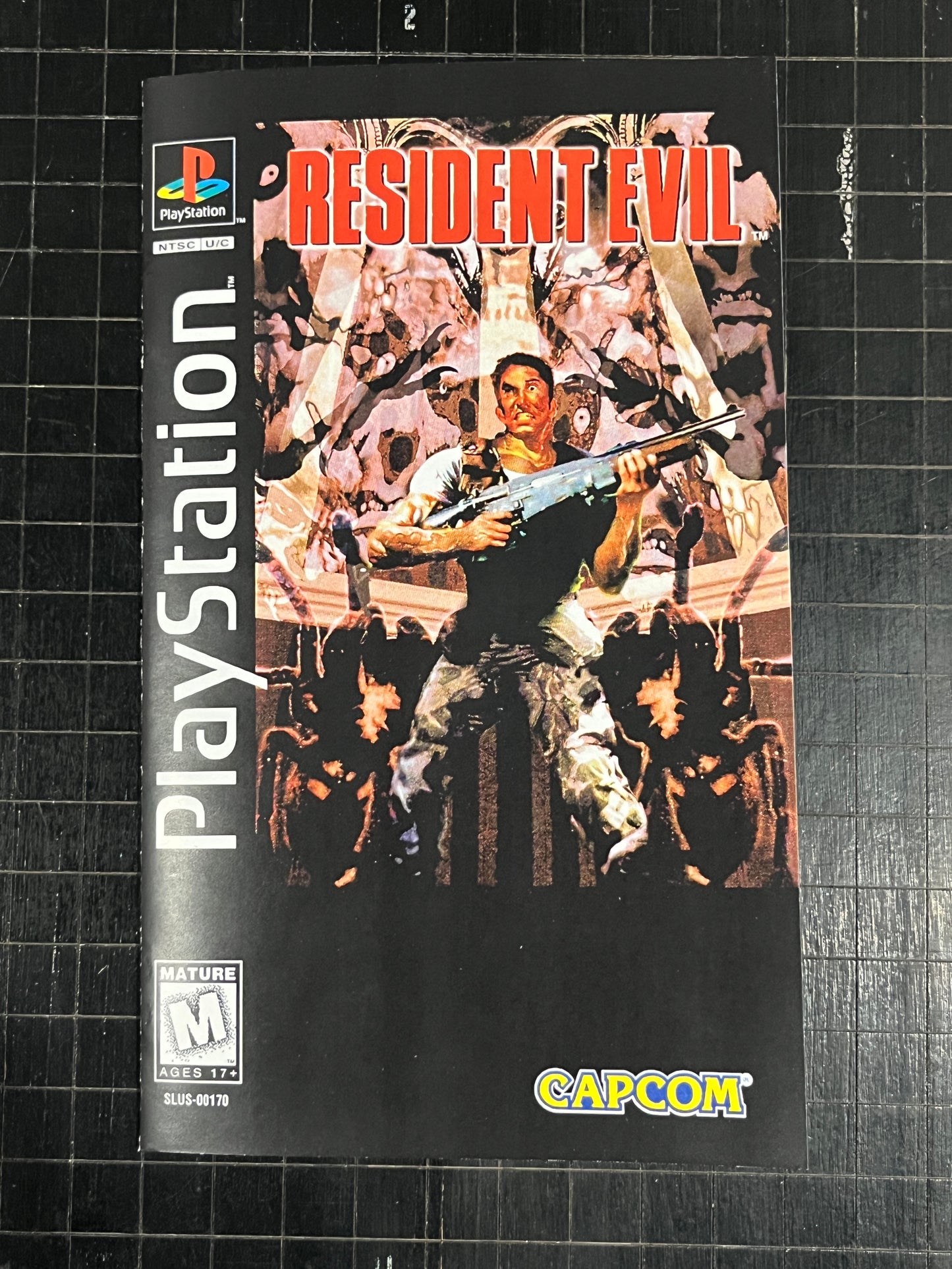 Resident Evil Long Box Version PS1 Custom Manual