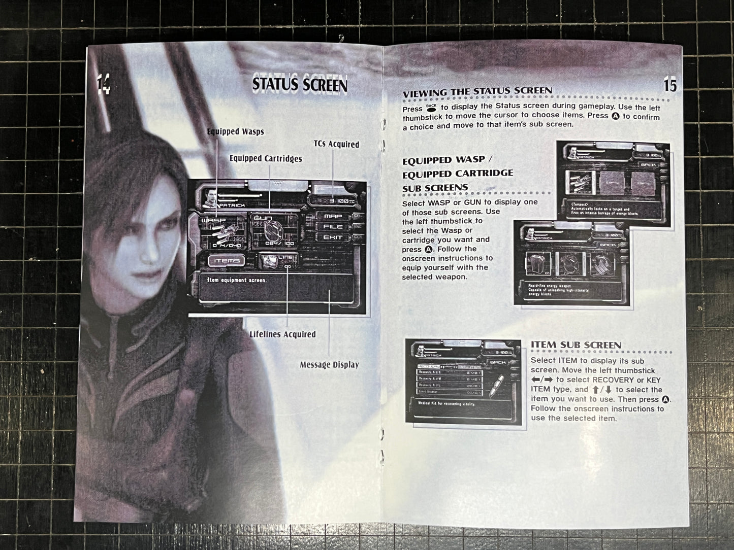 Dino Crisis 3 Xbox Custom Manual