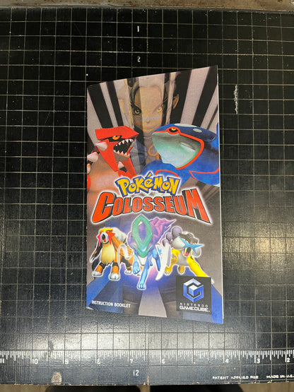 Pokemon Colosseum GameCube custom manual