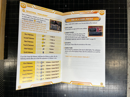 Pokemon Colosseum GameCube custom manual