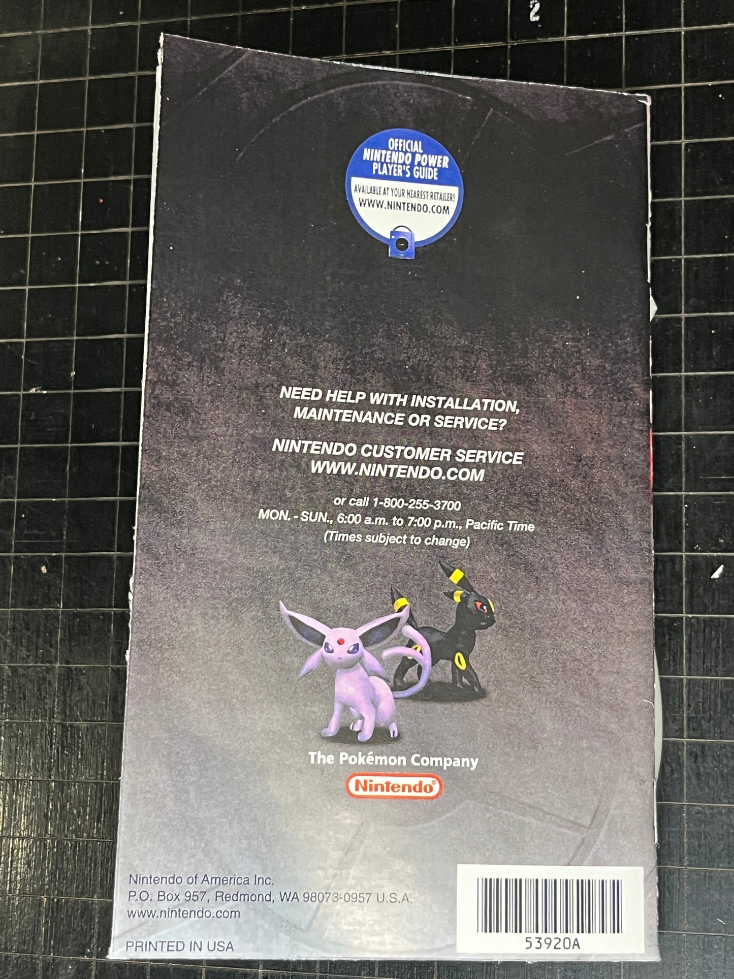 Pokemon Colosseum GameCube custom manual