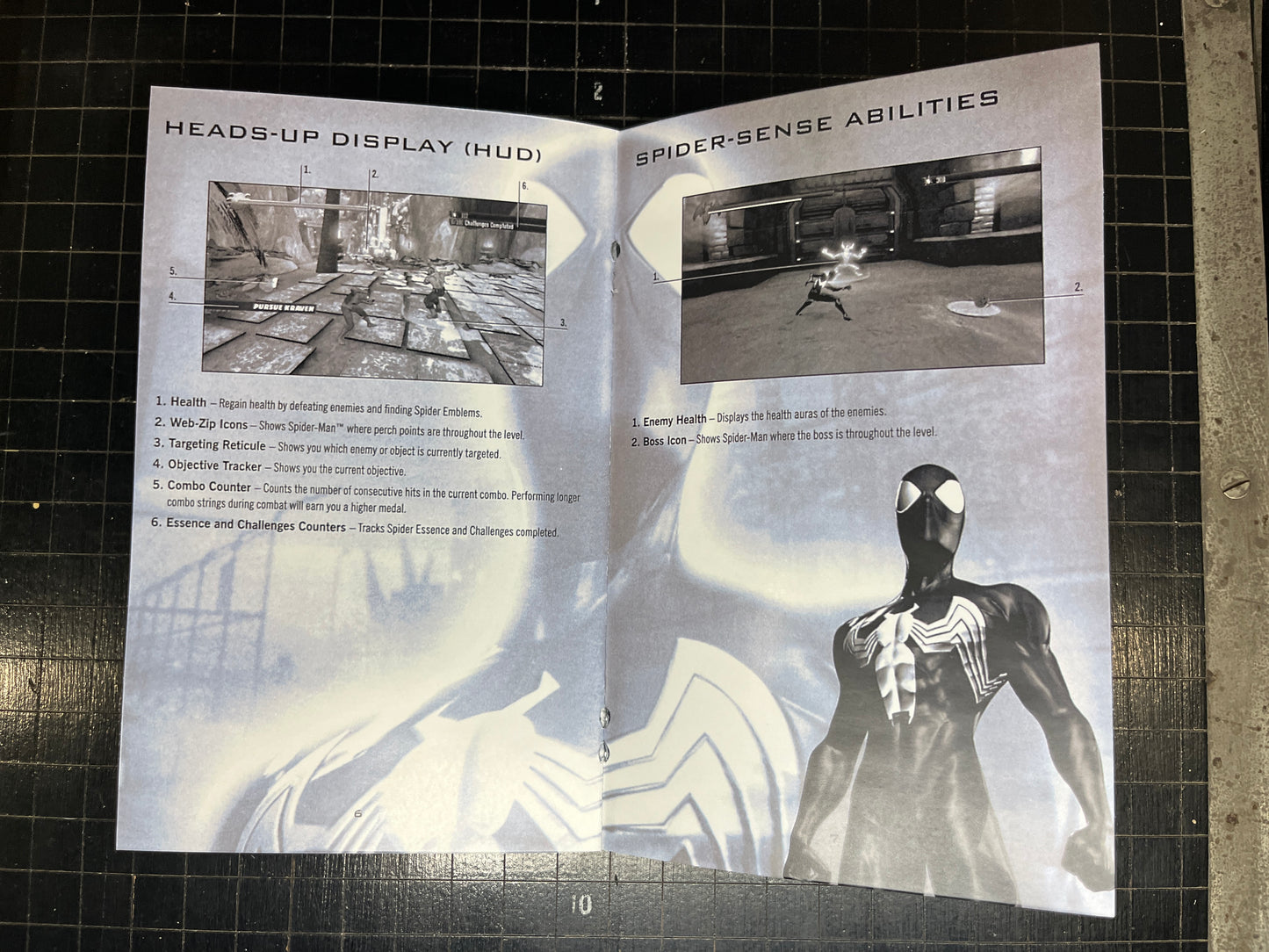 Spider Man Shattered Dimensions Xbox 360 Custom Manual
