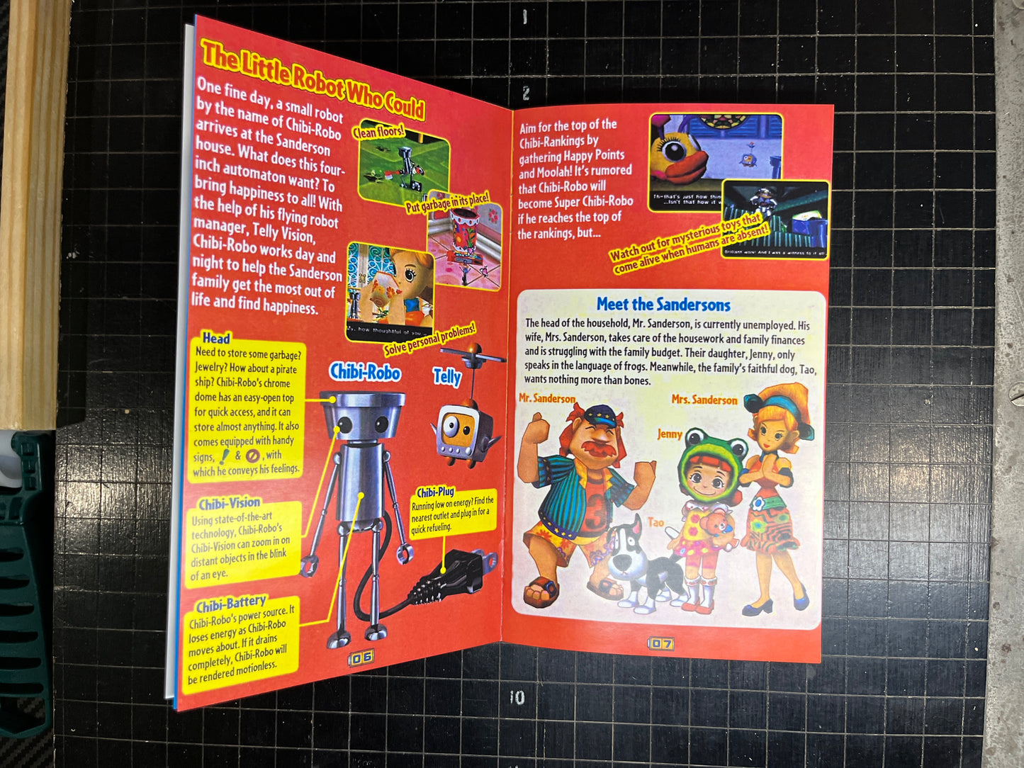 Chibi - Robo GameCube custom manual