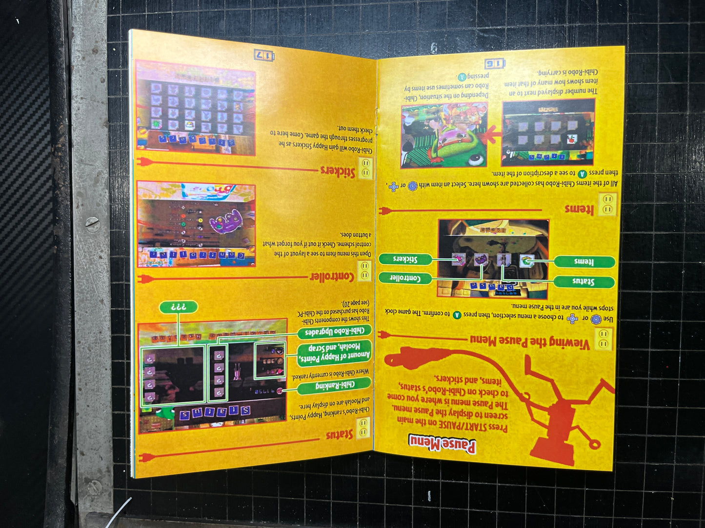 Chibi - Robo GameCube custom manual