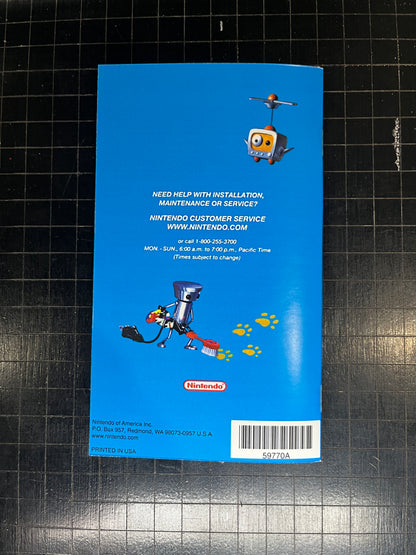 Chibi - Robo GameCube custom manual