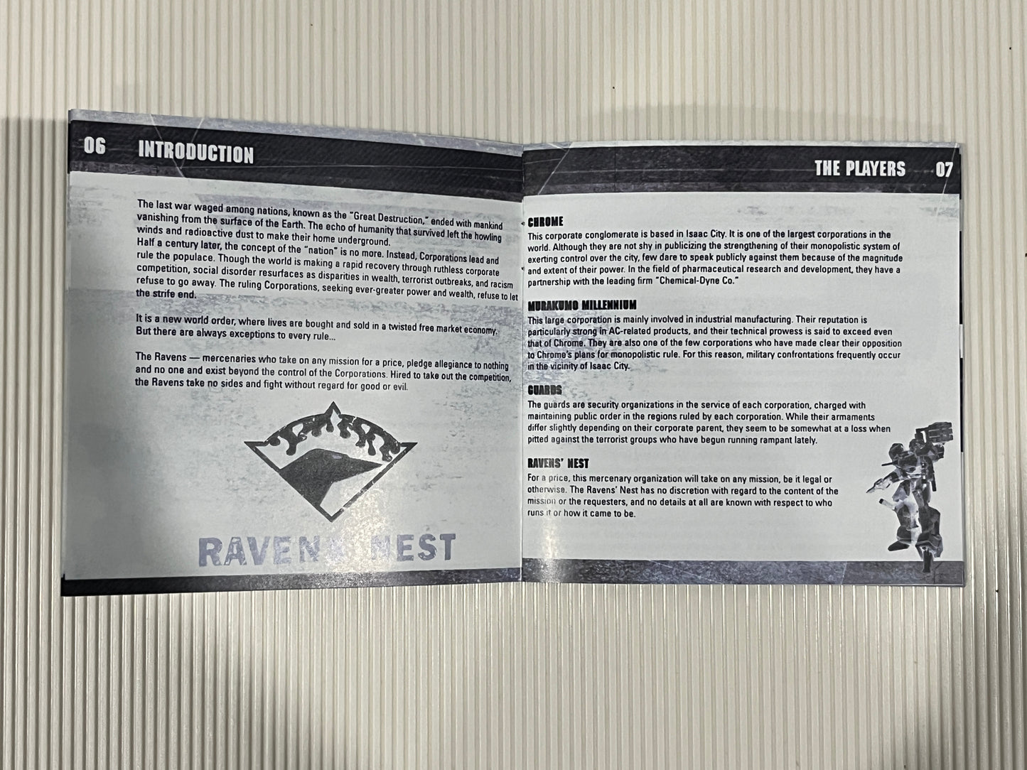 Armored Core PS1 Custom Manual