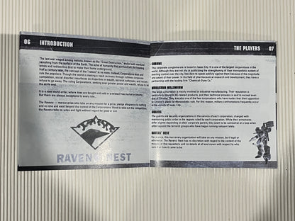 Armored Core PS1 Custom Manual