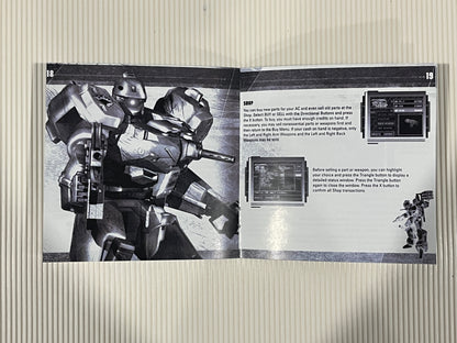 Armored Core PS1 Custom Manual
