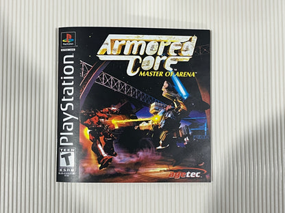 Armored Core Master of Arena PS1 Custom Manual