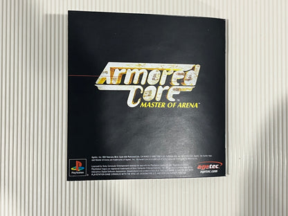 Armored Core Master of Arena PS1 Custom Manual
