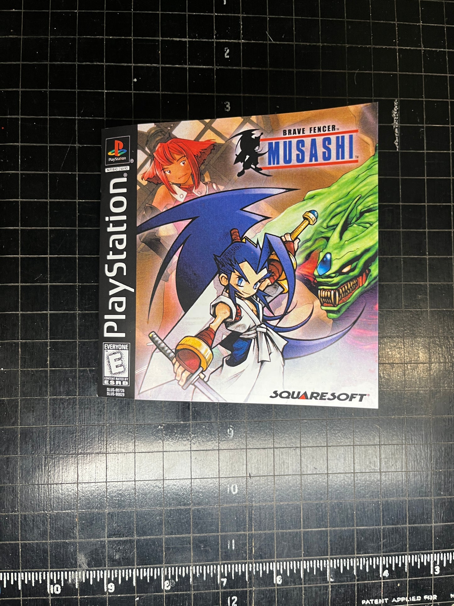 Brave Fencer Musashi PS1 Custom Manual