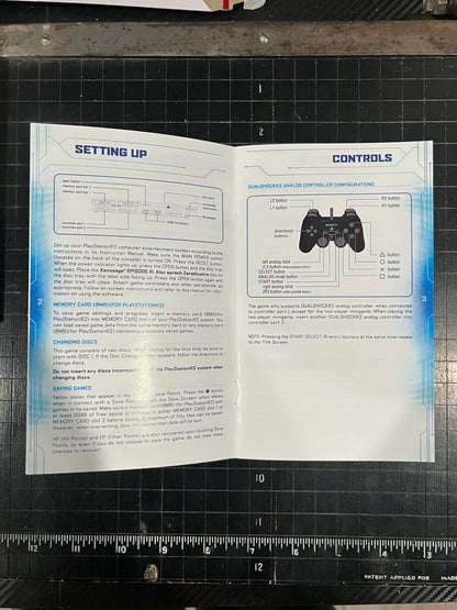 Xenosaga episode 3 PS2 Custom Manual