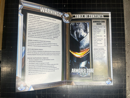Armored Core Nexus PS2 Custom Manual