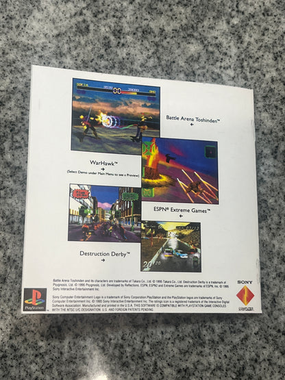 Twisted Metal Jewel Case Version PS1 Custom Manual