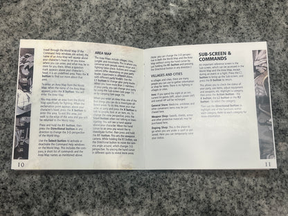 Breath of Fire 3 PS1 Custom Manual