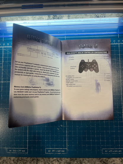 Silent Hill Origins PS2 Custom Manual