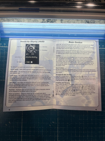 Spider Man Friend or Foe Xbox 360 Custom Manual