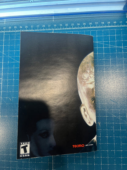 Fatal Frame Xbox Custom Manual