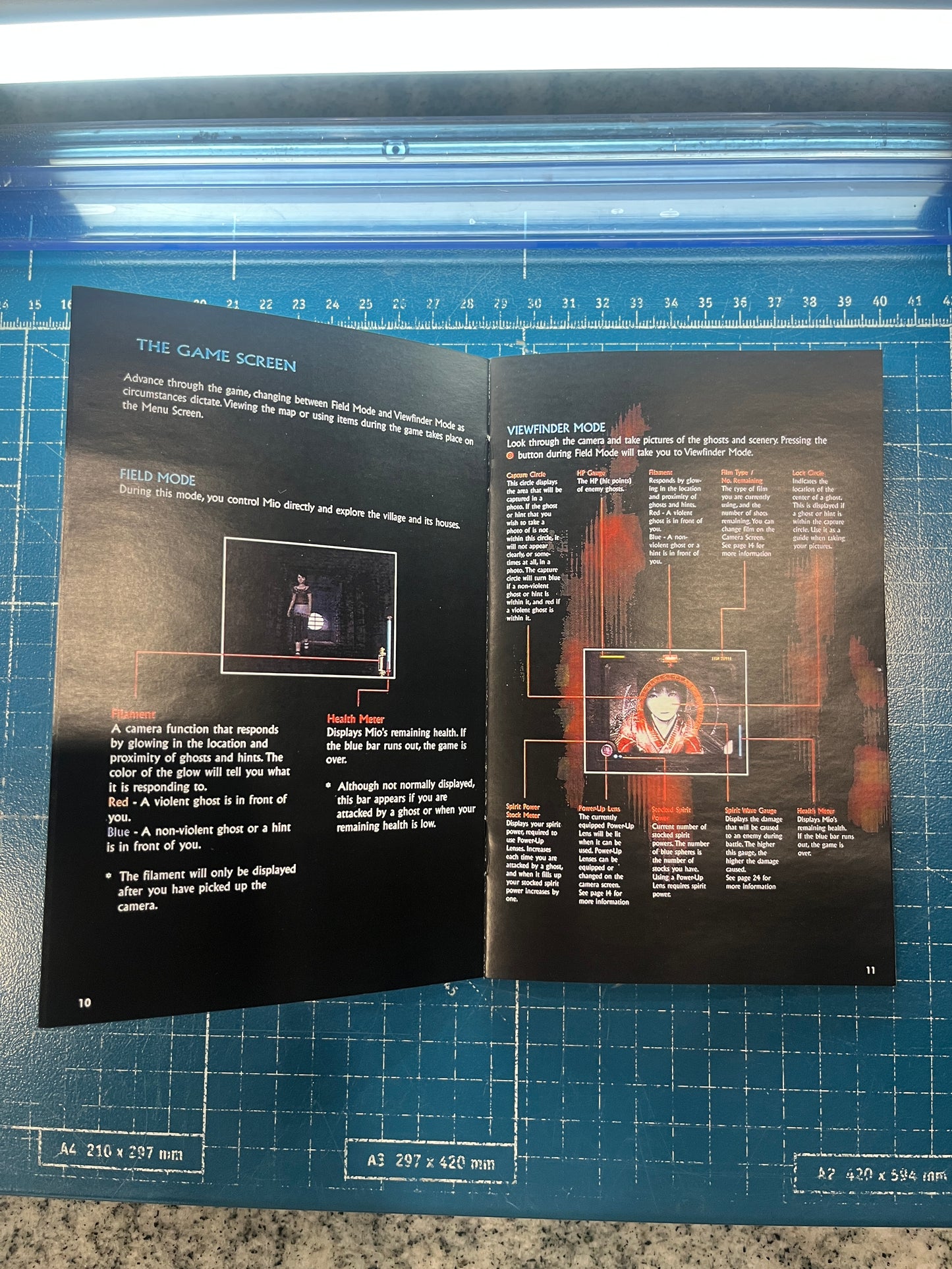Fatal Frame 2 Crimson Butterfly Xbox Custom Manual