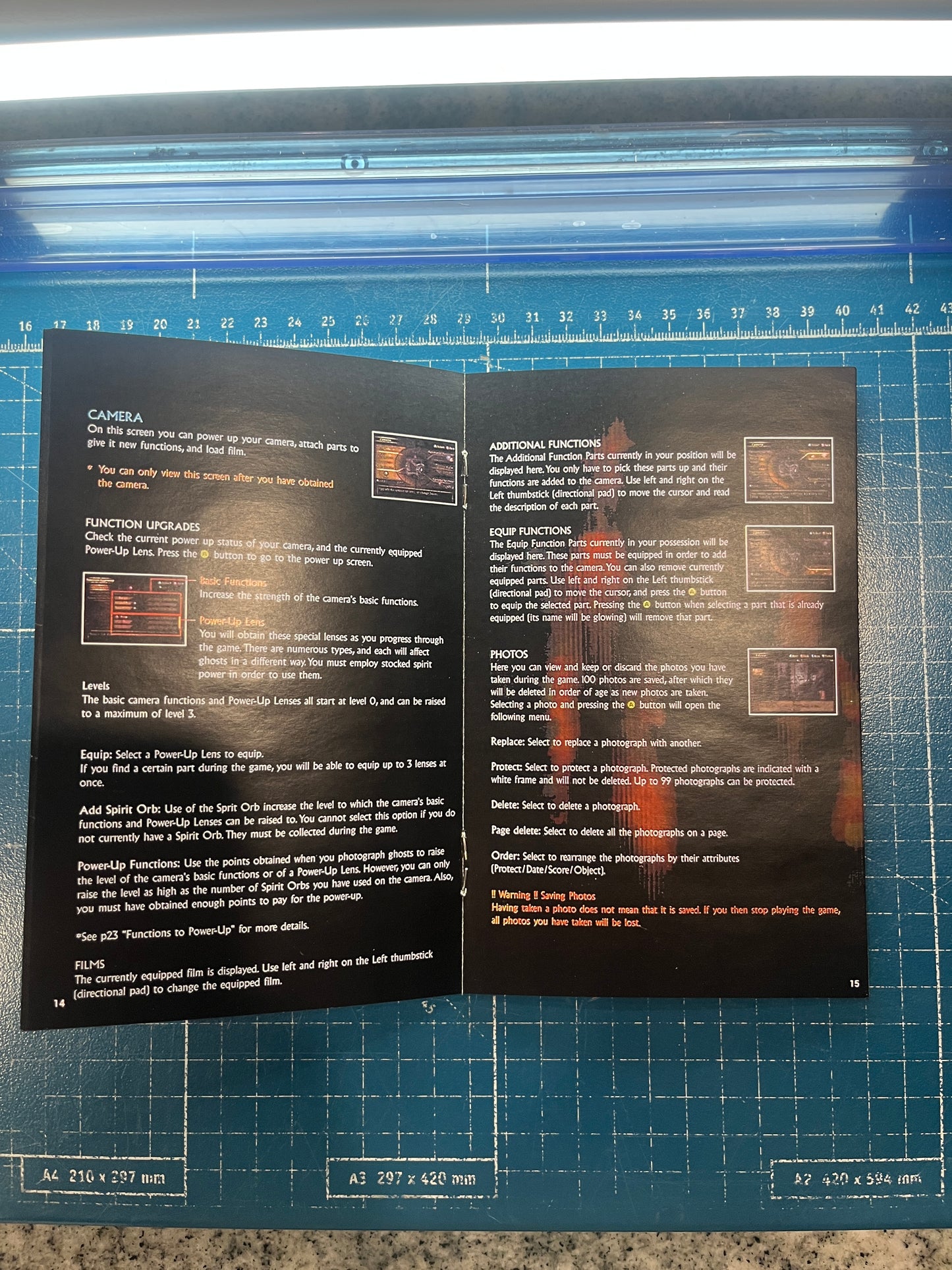 Fatal Frame 2 Crimson Butterfly Xbox Custom Manual