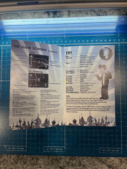 Futurama Xbox Custom Manual