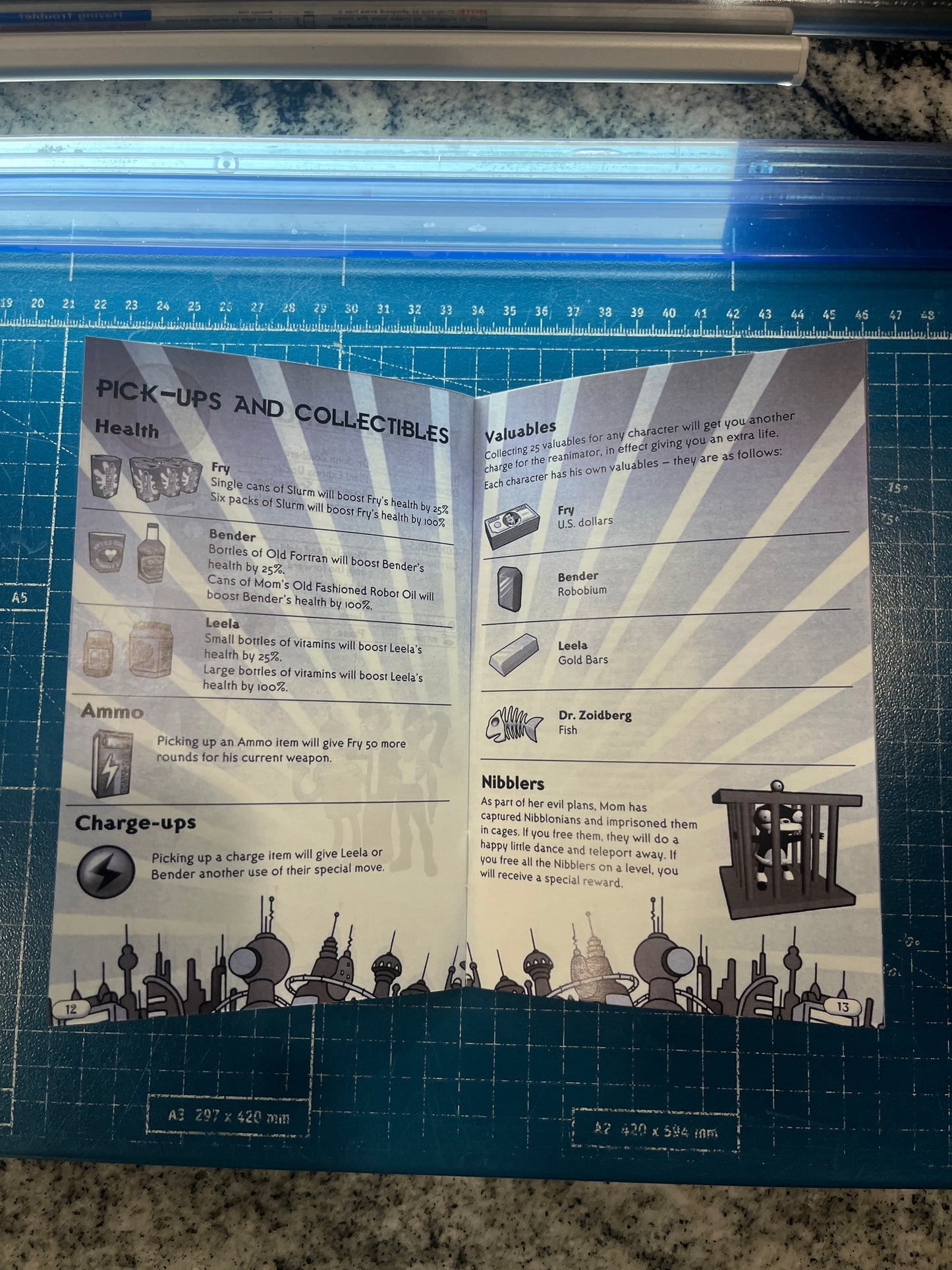 Futurama Xbox Custom Manual