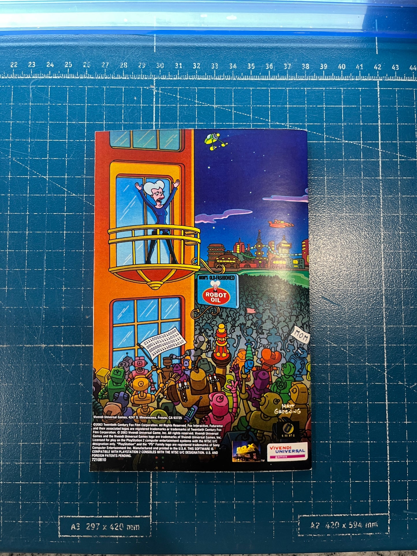 Futurama Xbox Custom Manual