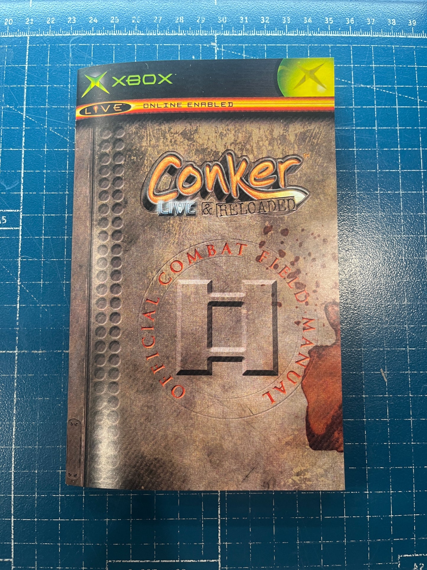 Conker Live & Reloaded Xbox Custom Manual