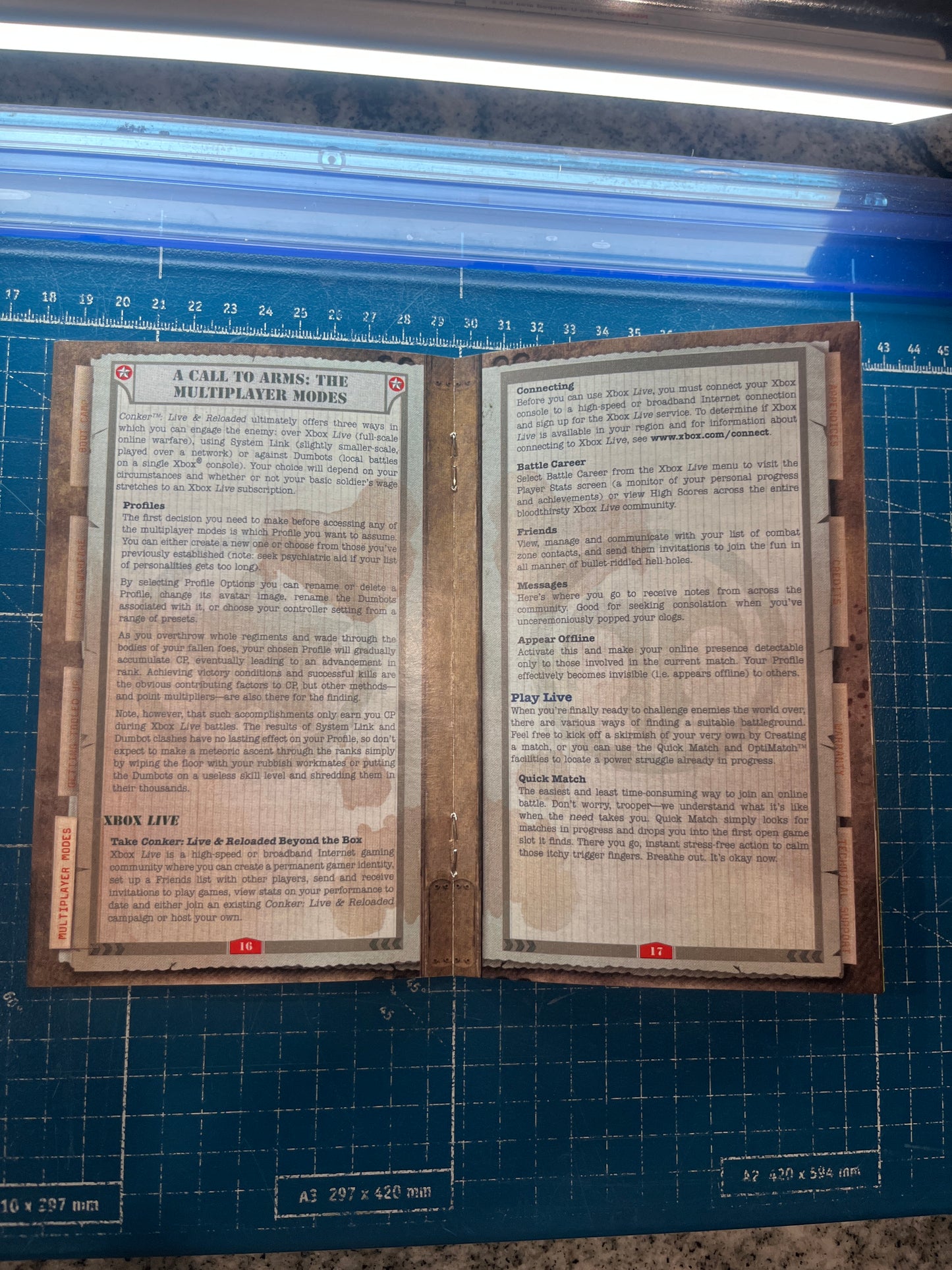 Conker Live & Reloaded Xbox Custom Manual