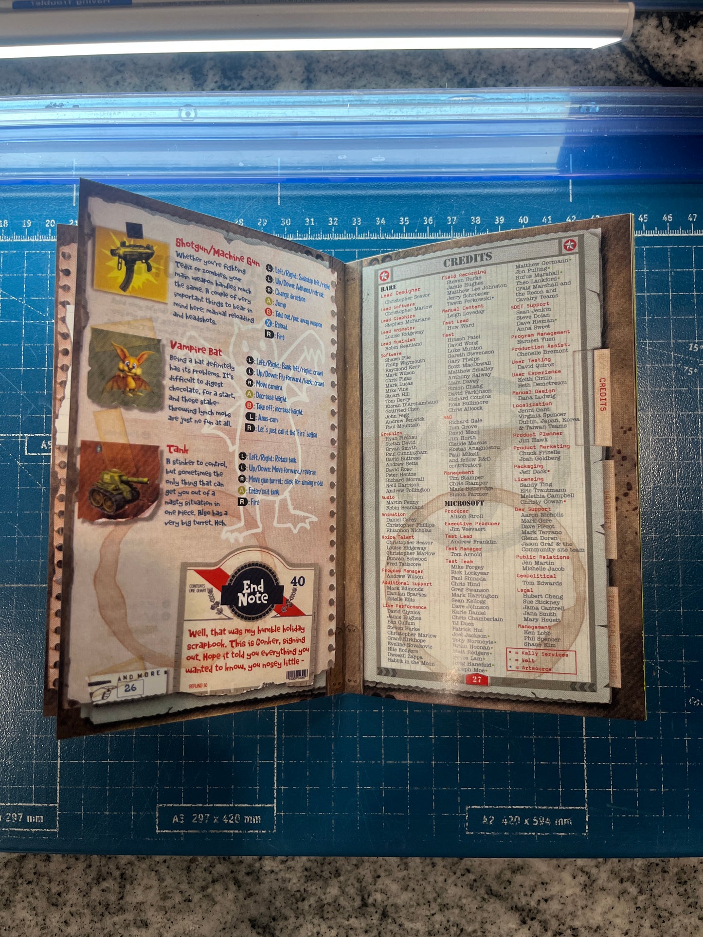 Conker Live & Reloaded Xbox Custom Manual