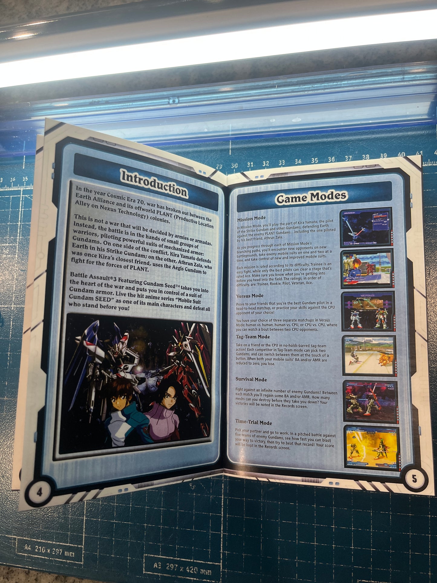 Battle Assualt 3 Featuring Gundam Seed PS2 Custom Manual