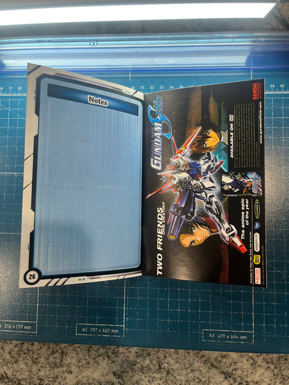 Battle Assualt 3 Featuring Gundam Seed PS2 Custom Manual