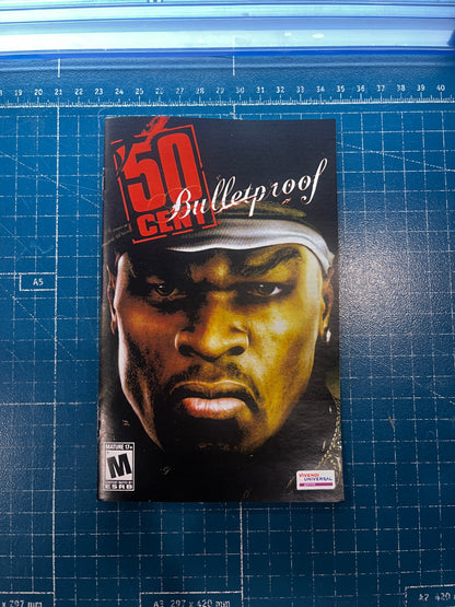 50 Cent Bulletproof PS2 Custom Manual
