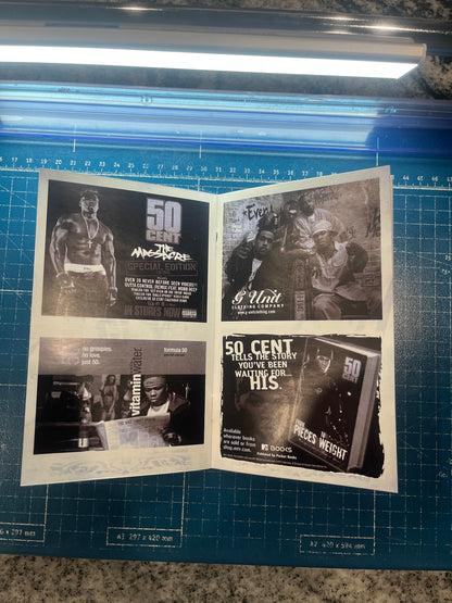 50 Cent Bulletproof PS2 Custom Manual
