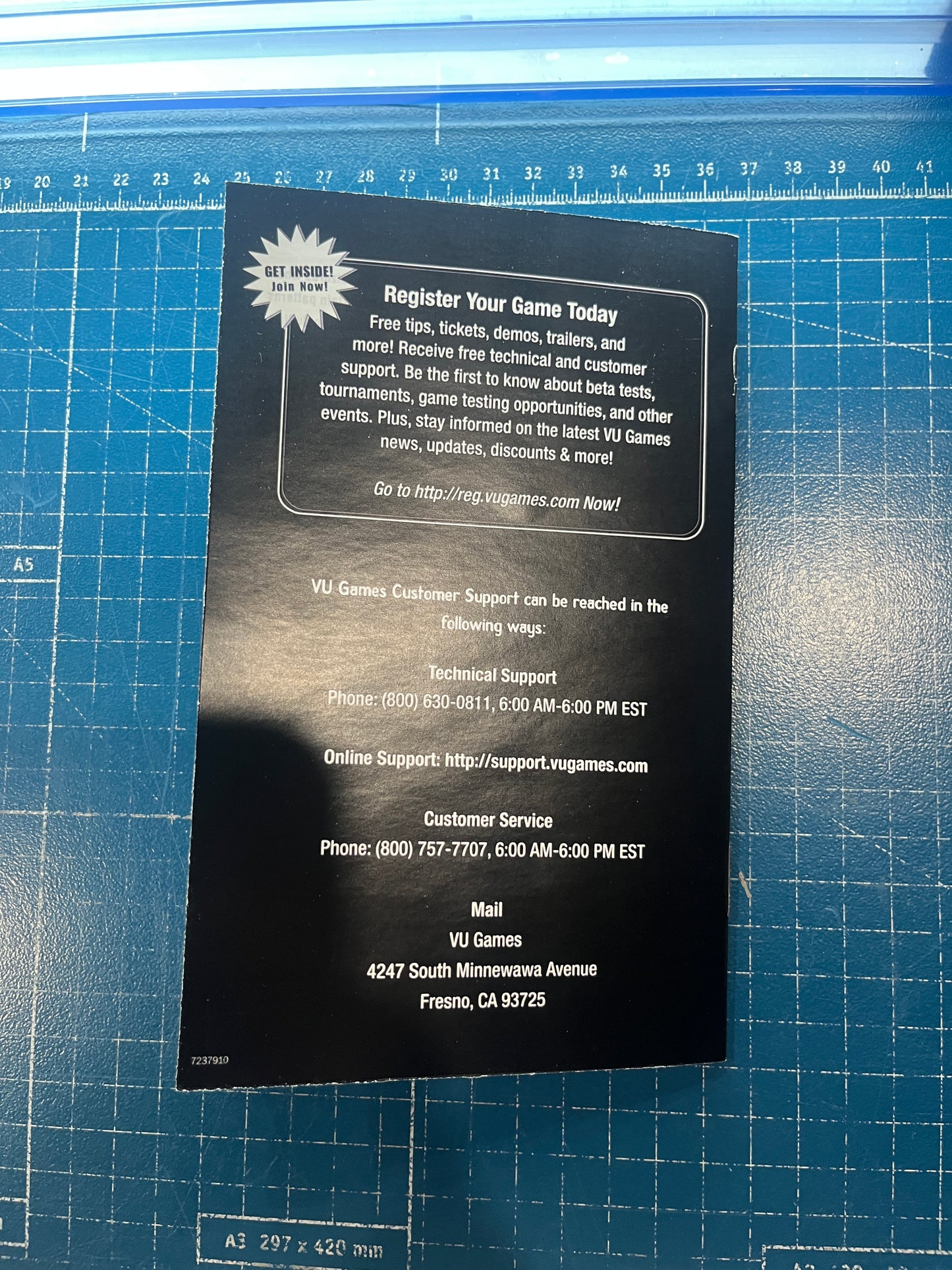 50 Cent Bulletproof PS2 Custom Manual