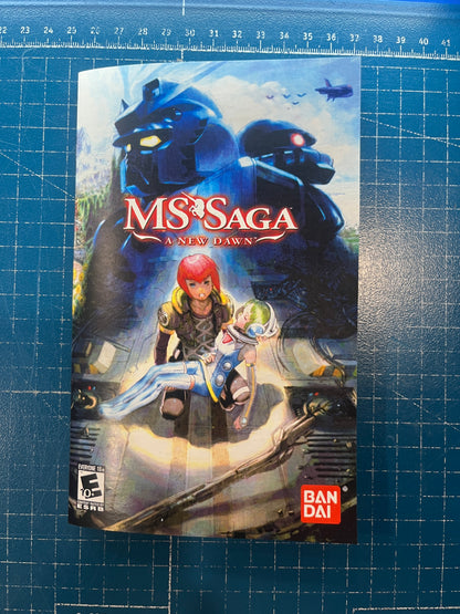 MS Saga A New Dawn PS2 Custom Manual