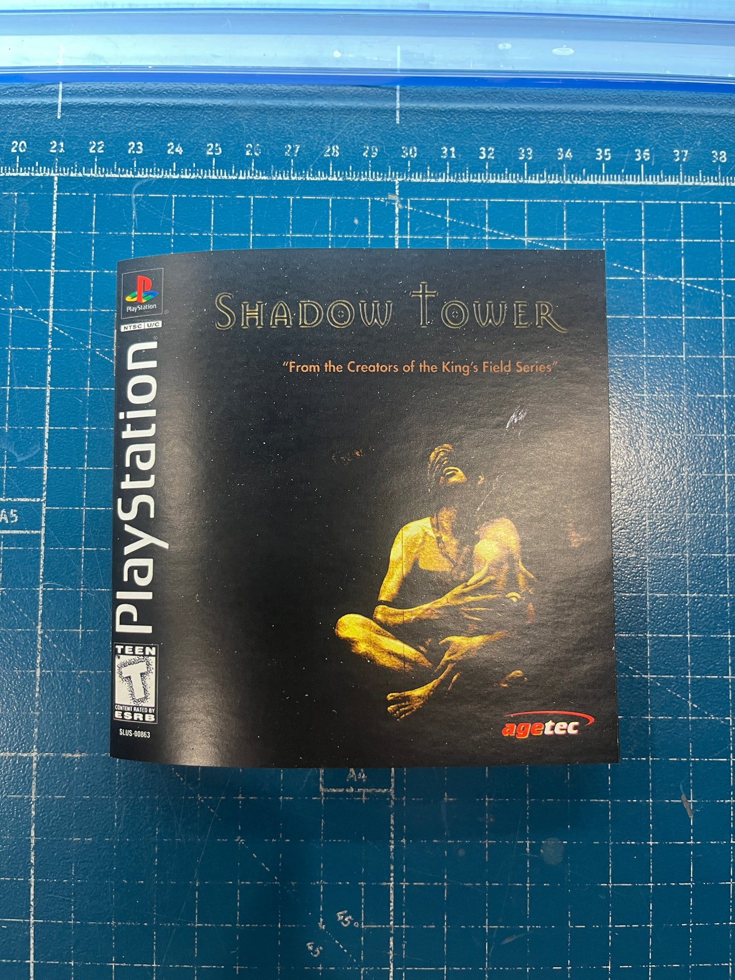 Shadow Tower PS1 Custom Manual