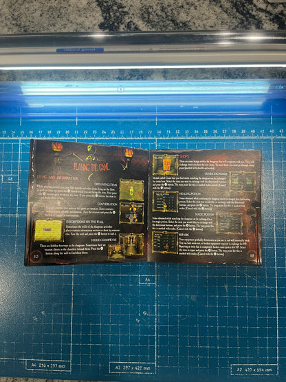Shadow Tower PS1 Custom Manual