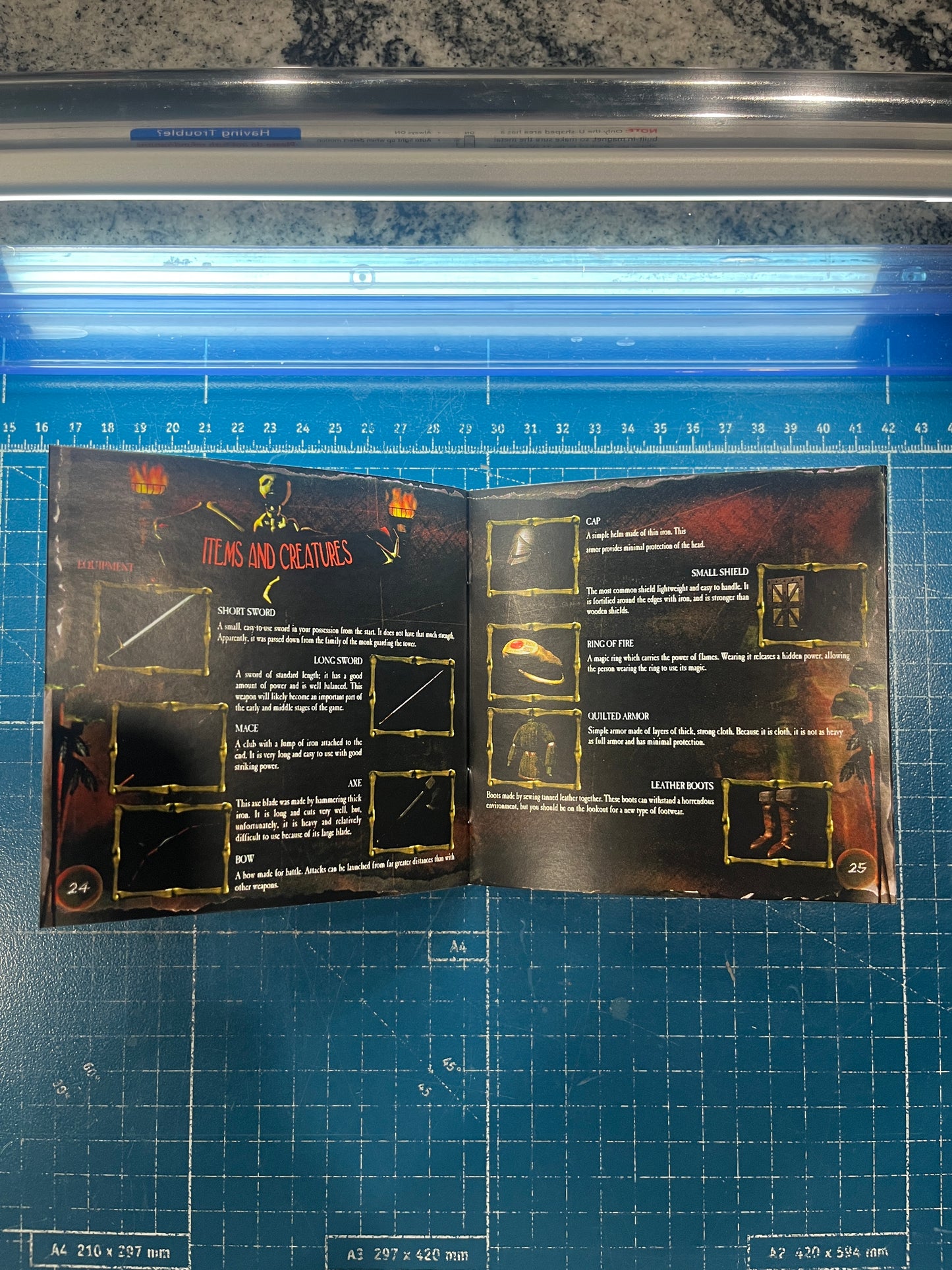 Shadow Tower PS1 Custom Manual